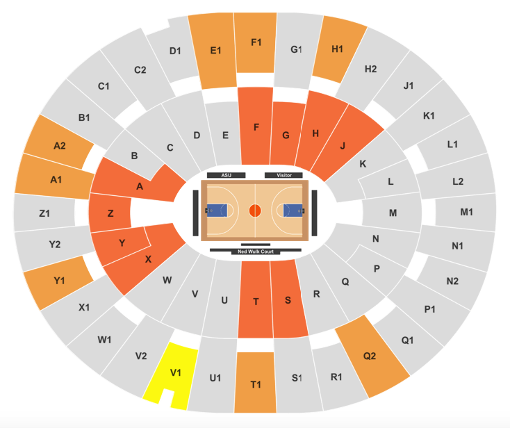 Creighton Basketball Seating Chart Elcho Table